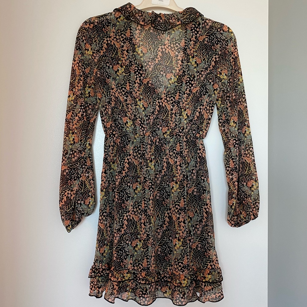Topshop Ruffle Forest Minidress - Picture 9 of 9